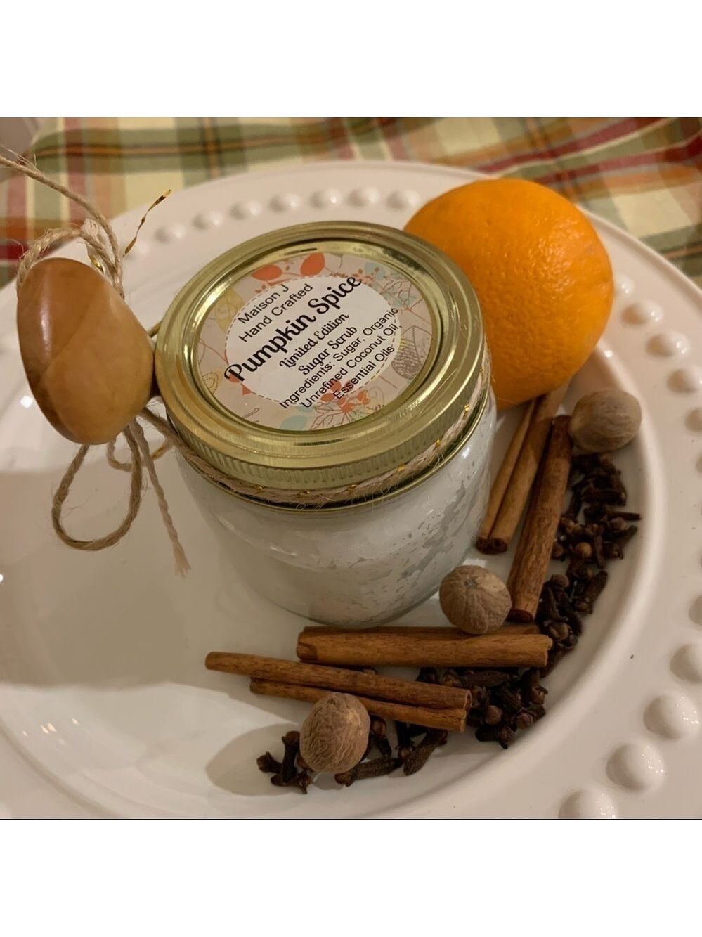 Hand Crafted Pumpkin Spice Sugar Scrub